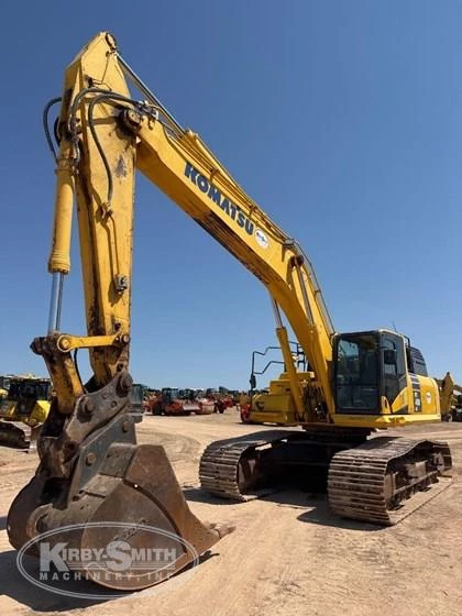 Used Komatsu in yard